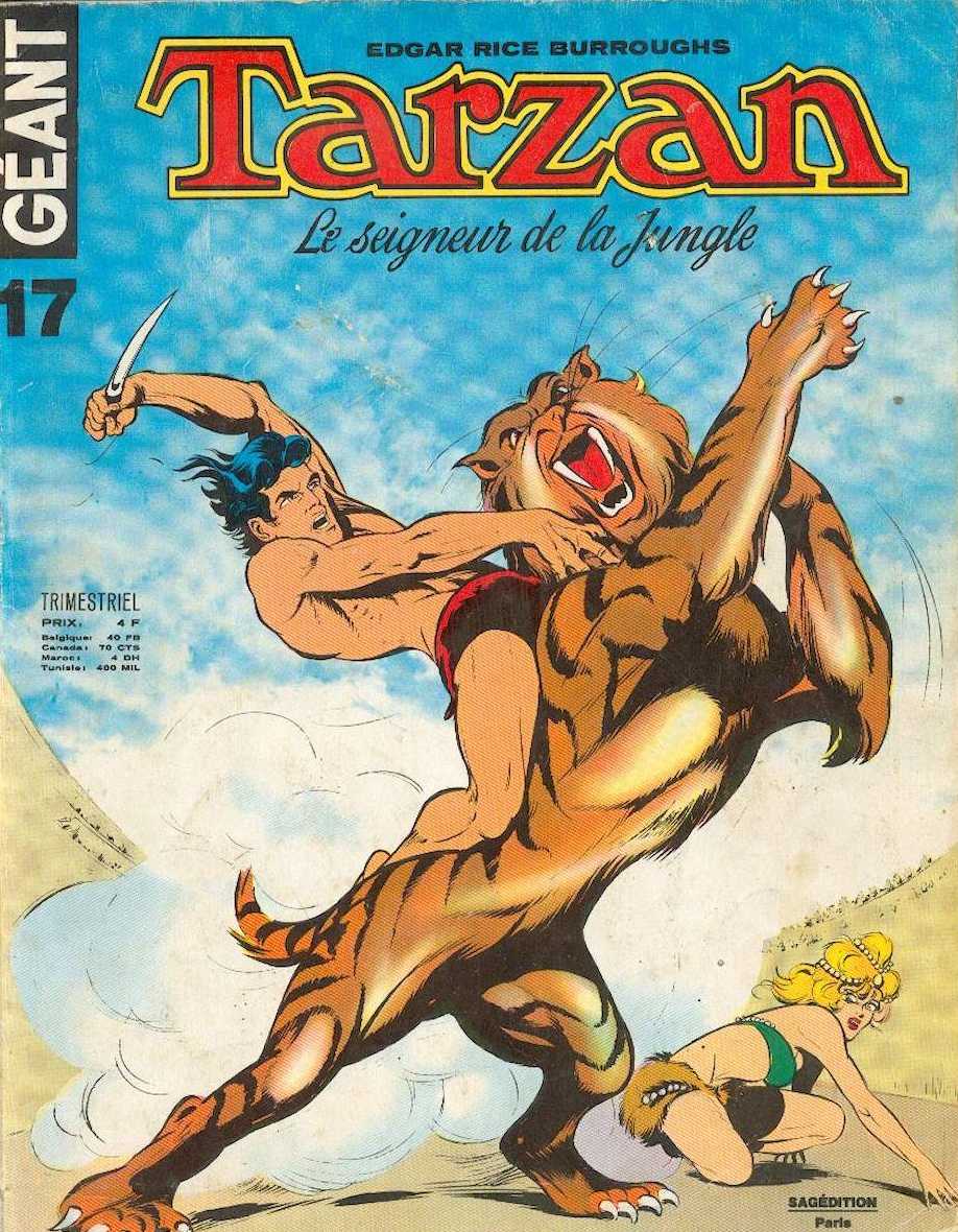 Scan de la Couverture Tarzan Gant n 17